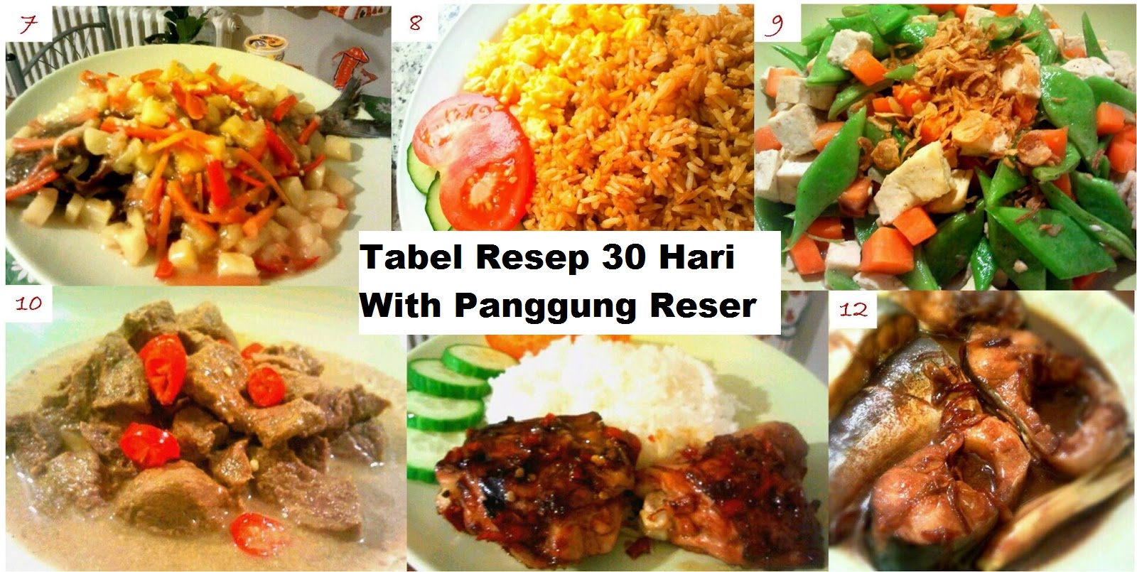 Kumpulan Resep Resep Rahasia Untuk Anda Tabel Masakan