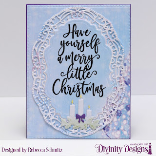 Stamp Set: Silent Night  Paper Collection: Christmas 2019  Custom Dies: Double Stitched Rectangles, Windowsill Candles, Vintage Borders, Vintage Label