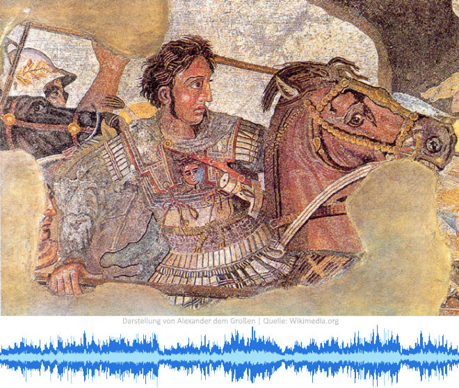 Alexander der Große Mosaik
