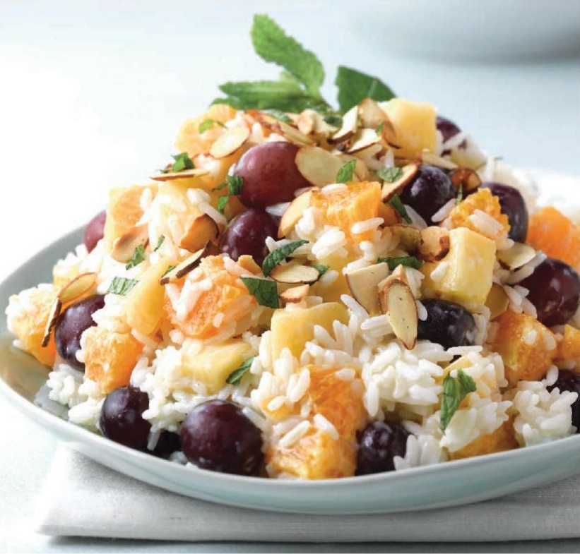 Picnic Rice Salad with Fresh Fruit Creative DIY