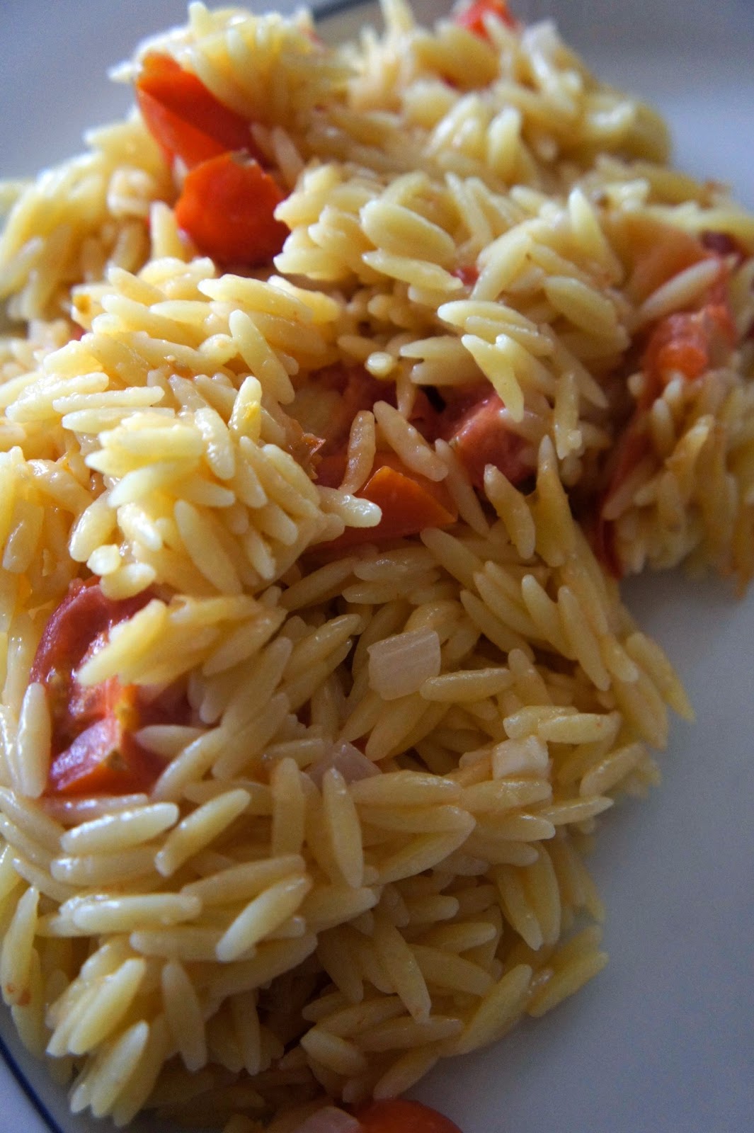 Savory Sweet and Satisfying Tomato and Mozzarella Orzo