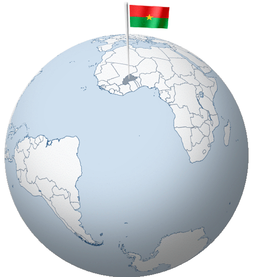 Drapeau Burkina Faso Gif animé drapeau