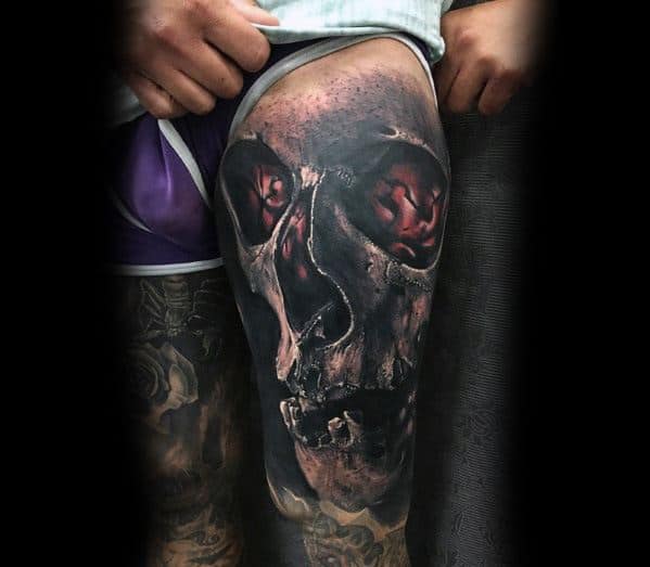 Thigh Tattoos For Men Thigh Tattoos For Men
