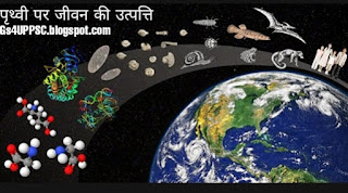 Origin of life on Earth in Hindi