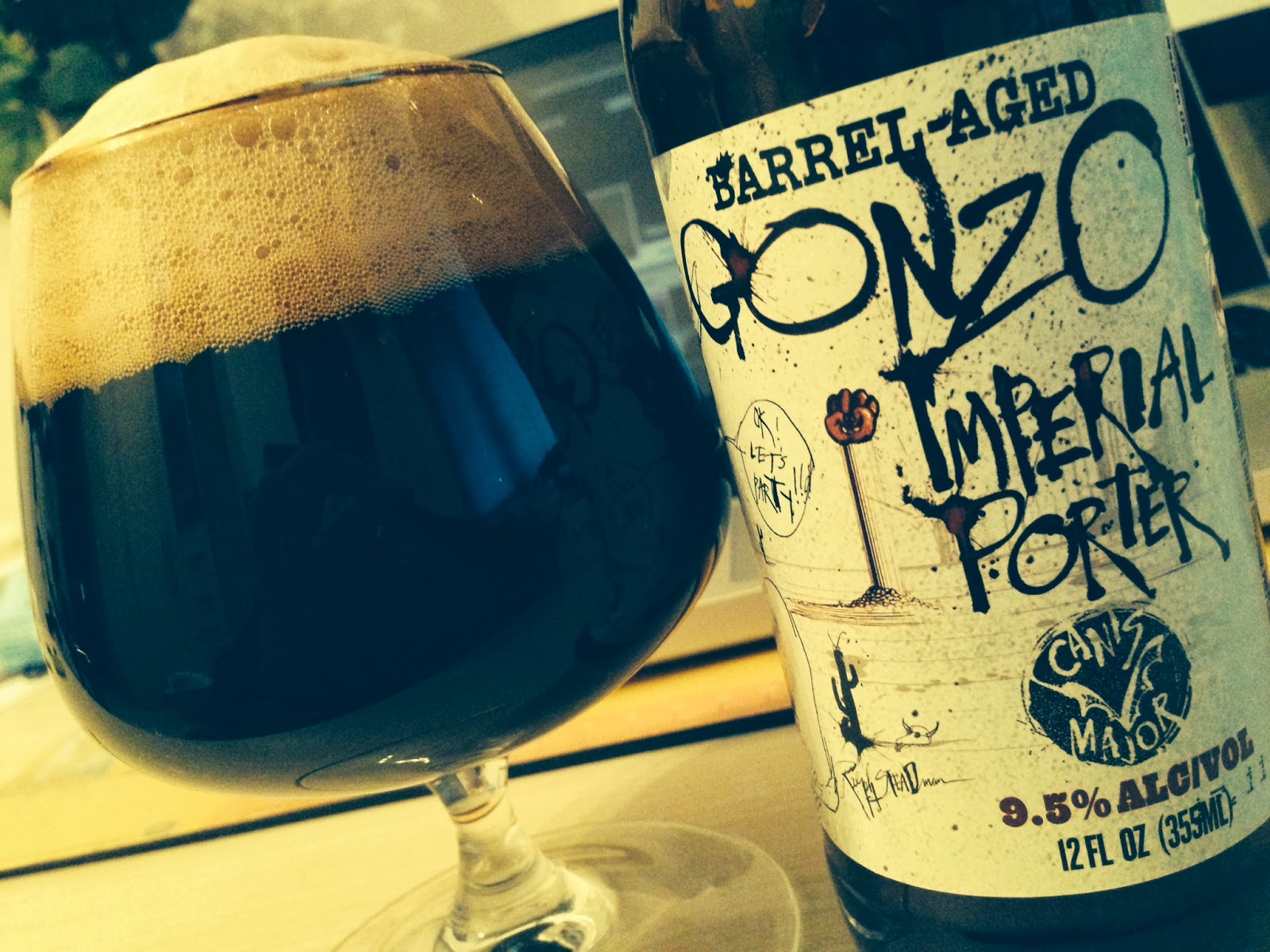 Las cervezas de Mr Gordi Flying dog BarrelAged Gonzo Imperial Porter