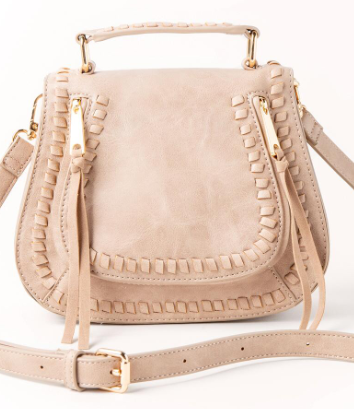 1. Liv Whipstitch Top Handle Crossbody - Francesca's Bag - Affordable by Amanda - 5 Recent Fall Purchases Under $100