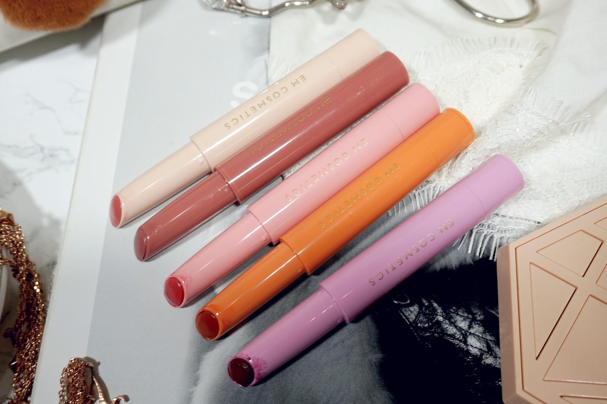 Em Cosmetics Lip Cushion Tinted Lip Luminizer Review and Swatches