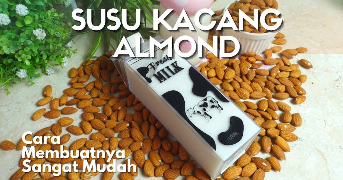 Cara Membuat Almond Milk Homemade Resep dan Review Asahid TehYung