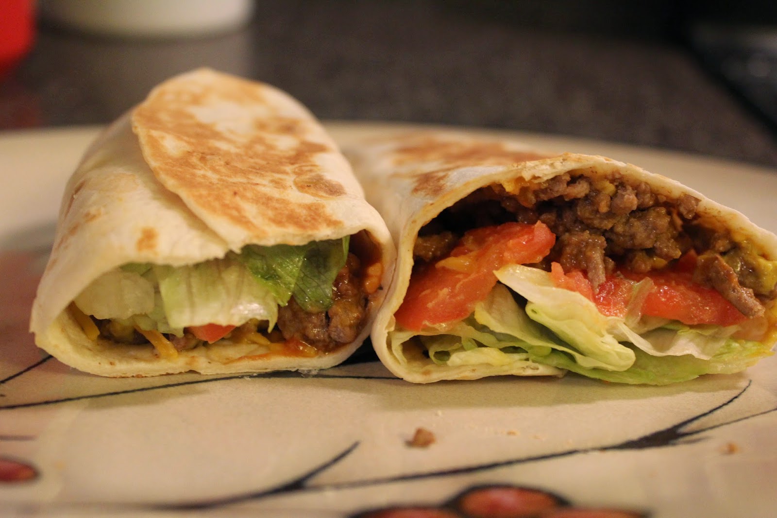 My Crazy Barry Life Delicious Cheeseburger Wraps