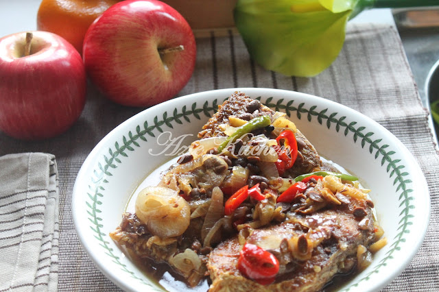 Ikan Kerisi Masak Tauchu Yang Sangat Sedap