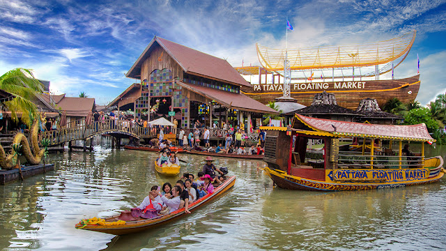 Du lịch Thái Lan, đi tour khám phá chợ nổi Bốn Miền