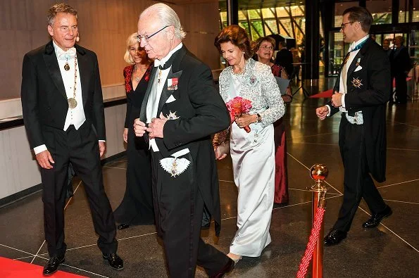 Queen Silvia, Princess Victoria, Pricess Sofia, Princess Estelle and Princess Madeleine at the meeting at Stockholm Concert Hall