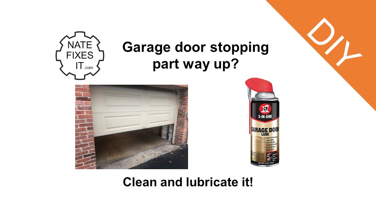 Garage Door Cleaning and Lubrication