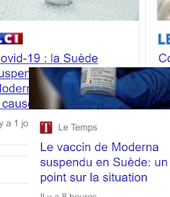 Suède suspend Moderna