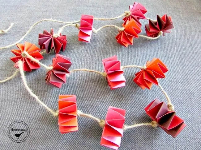 Valentine's Garland IKEA Hack www.homeroad.net