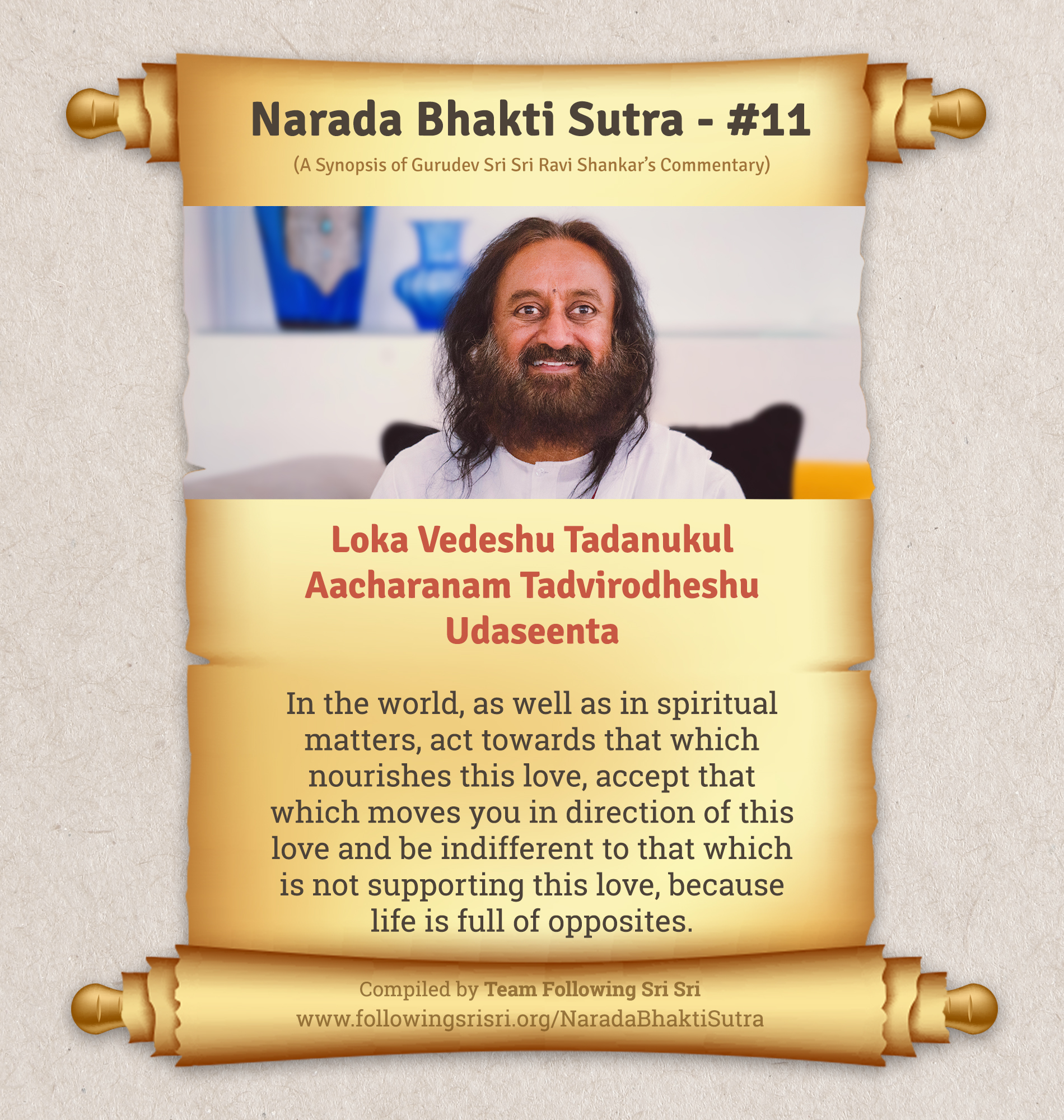 Narada Bhakti Sutras - Sutra 11