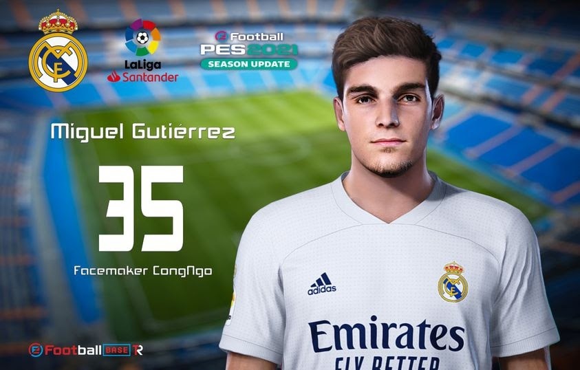 Pes 2021 Faces Miguel Gutierrez By Congngo Pesnewupdate Com Free Download Latest Pro Evolution Soccer Patch Updates