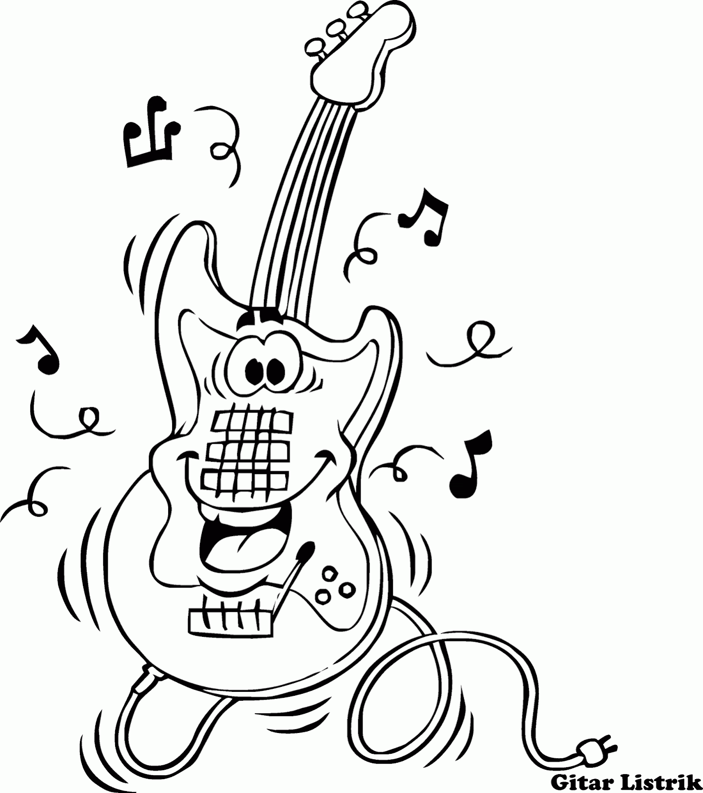 Kekinian 31+ Gambar Orang Main Gitar Kartun