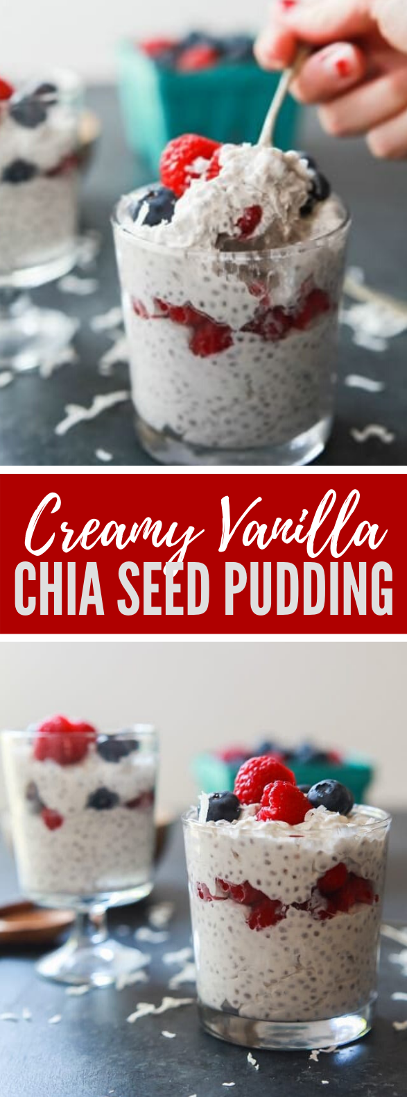Creamy Vanilla Chia Seed Pudding #healthy #breakfast Creamy Vanilla Chia Seed Pudding #healthy #breakfast