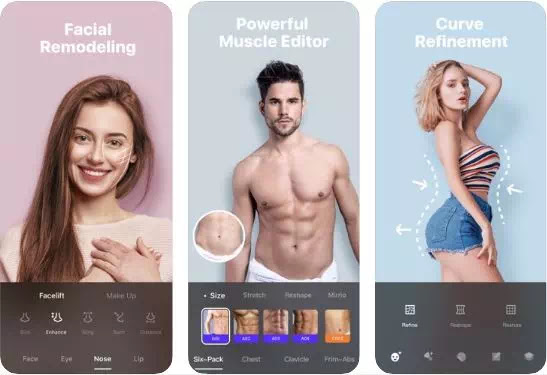 Aplikasi edit foto badan langsing