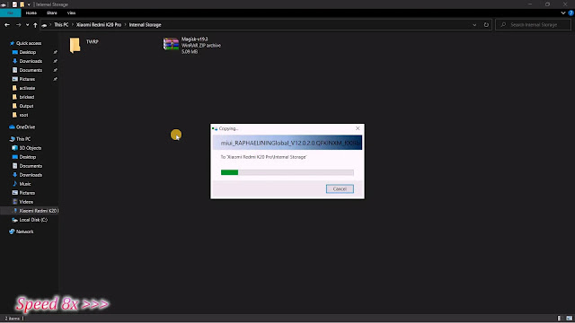 copying files Coping magisk & recovery file for raphealin