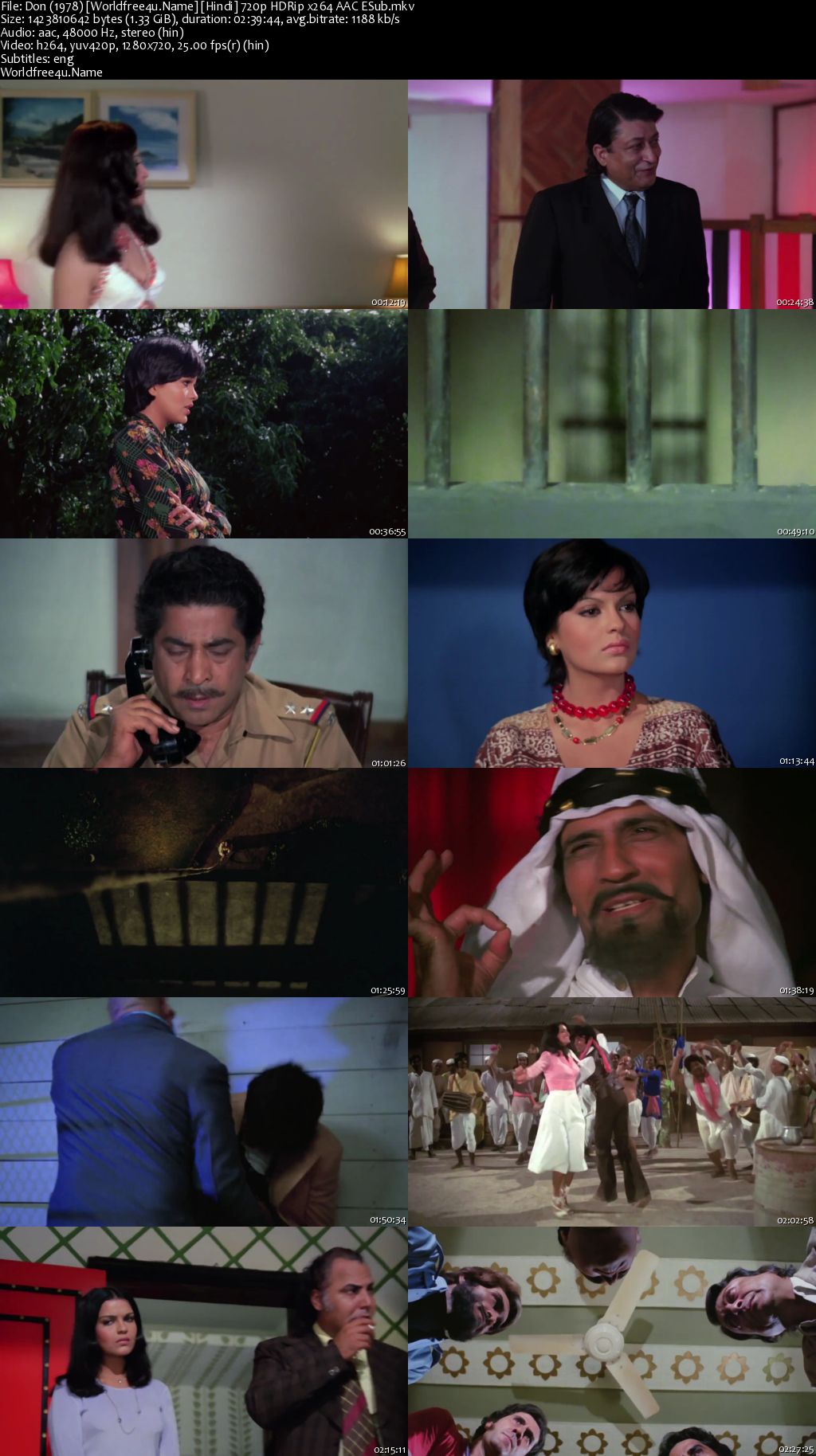Don 1978 Hindi Movie Download || HDRip 720p