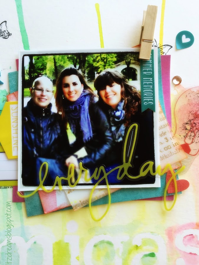 watercolor, scrap, scrapbooking, mix media, neocolors, gelatos, twinkling, heidi swapp, finnabair, sellos,