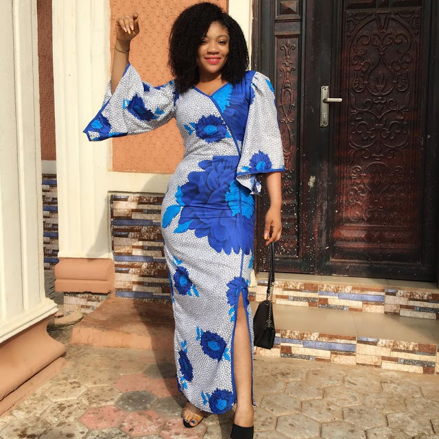 latest ankara long gown