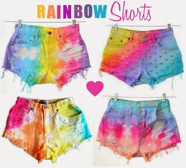 Chicas On Top Ideas de shorts RAINBOW y DEGRADE!