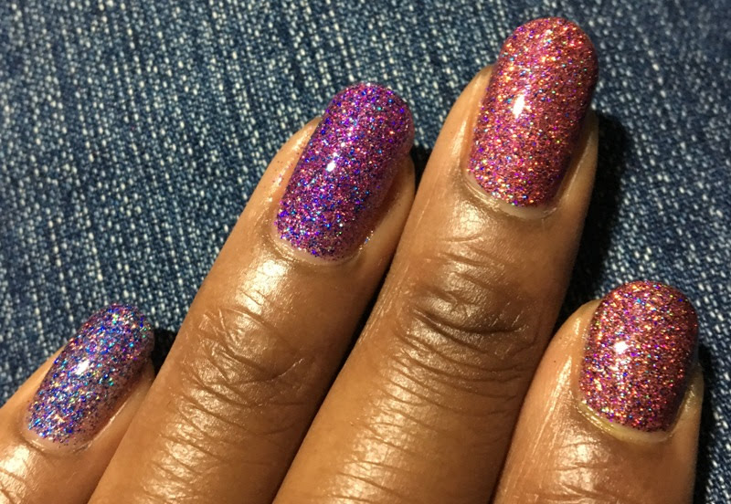 ANOTHER Bottle of Polish?! Playing with nail art glitter and gel polish