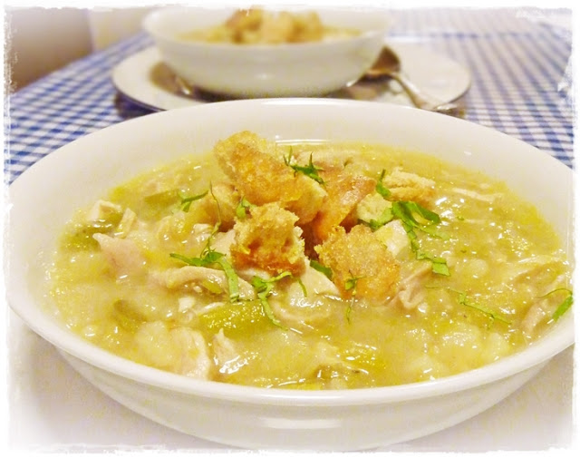 leftover roast chicken soup