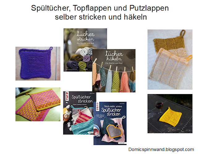 Domics Pinnwand: Topflappen, Spüllappen und Putztücher stricken und häkeln