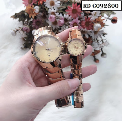 đồng hồ cặp đôi dây đá ceramic RD C092800