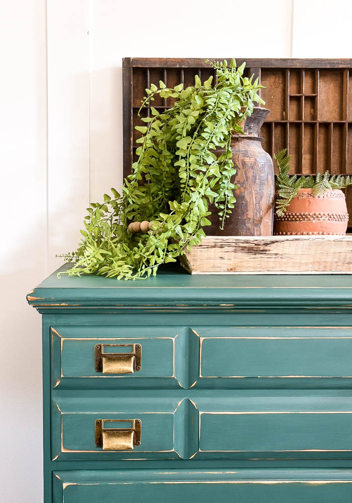 Dated Dresser Turned Vintage Boho Inspired Chest Little House of Four Creating a beautiful