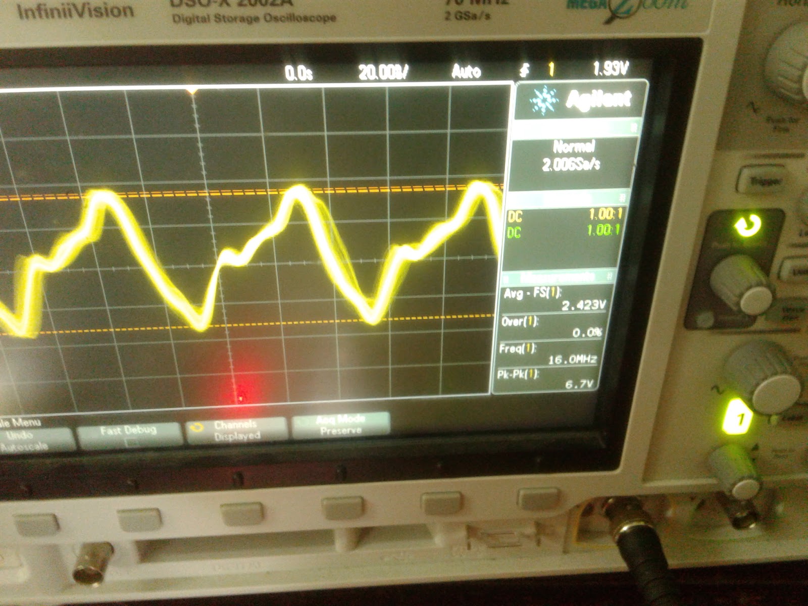 Simple 16 MHz Crystal Oscillator Circuit (High frequency oscillator)