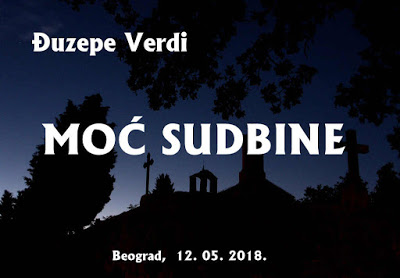 Đuzepe Verdi, Moć sudbine, Beogradska opera, Marija Papajoanu, Miodrag D. Jovanović, Dušan Plazinić