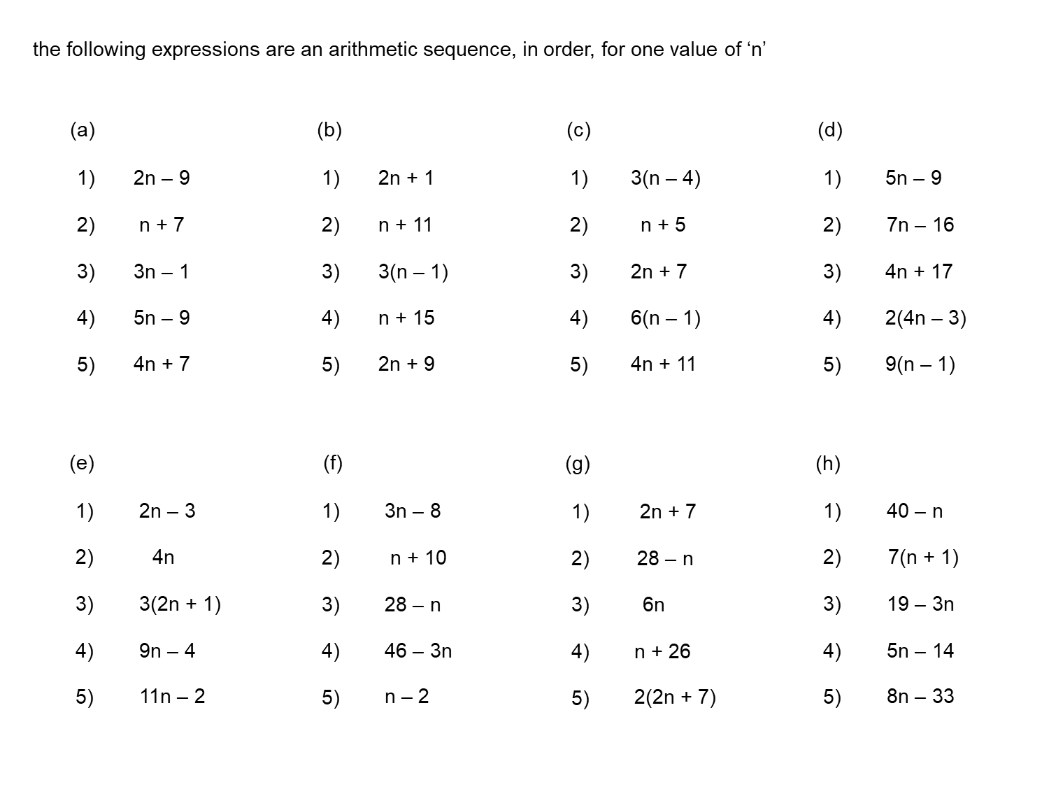 geometric and arithmetic sequences equations geometric and arithmetic sequences equations