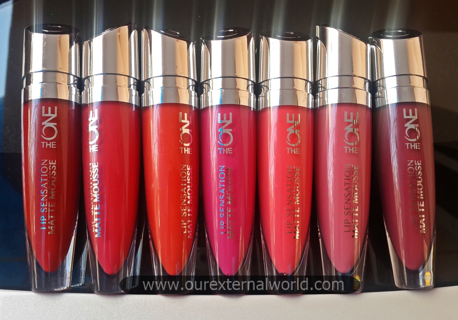 Oriflame The One Lip Sensation Matte Mousse Lipsticks Review, Swatches
