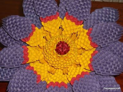 3d origami lotus flower