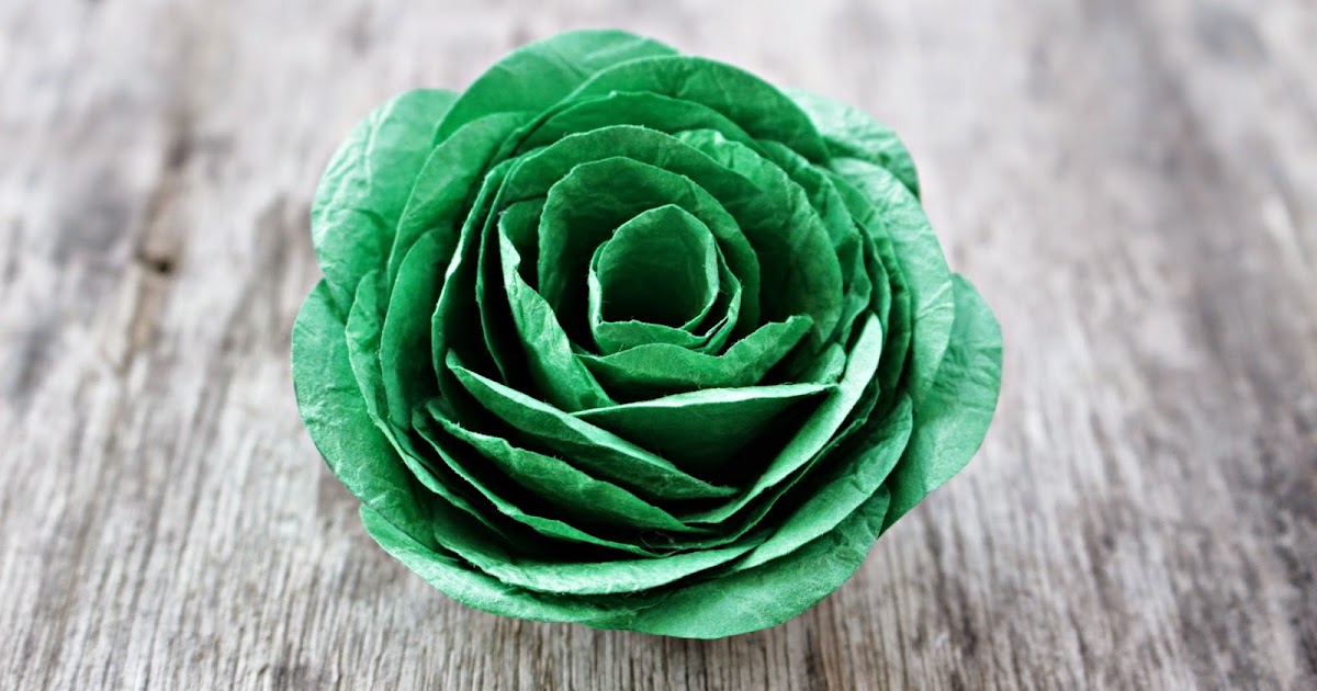 Reduce. Reuse. Recycle. Replenish. Restore.: DIY: How to Make a Cabbage  Rose from Crumpled Paper