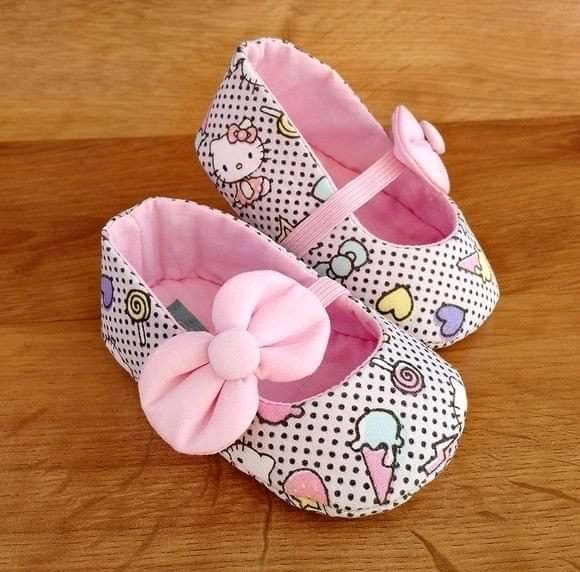 Sapatinho de bebê com molde e passo a passo Ver e Fazer