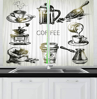 Koffie en gordijnen Koffie en gordijnen