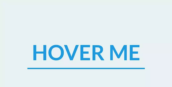 Css hover text effect example