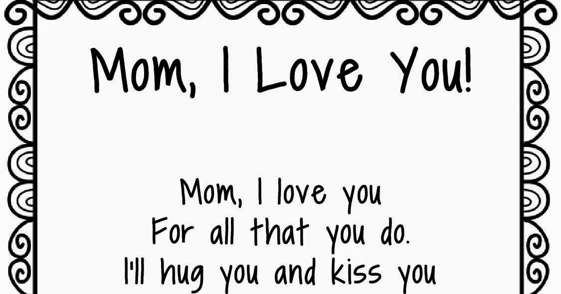 Gerardocx2x2: Mothers Day Poems For Kids