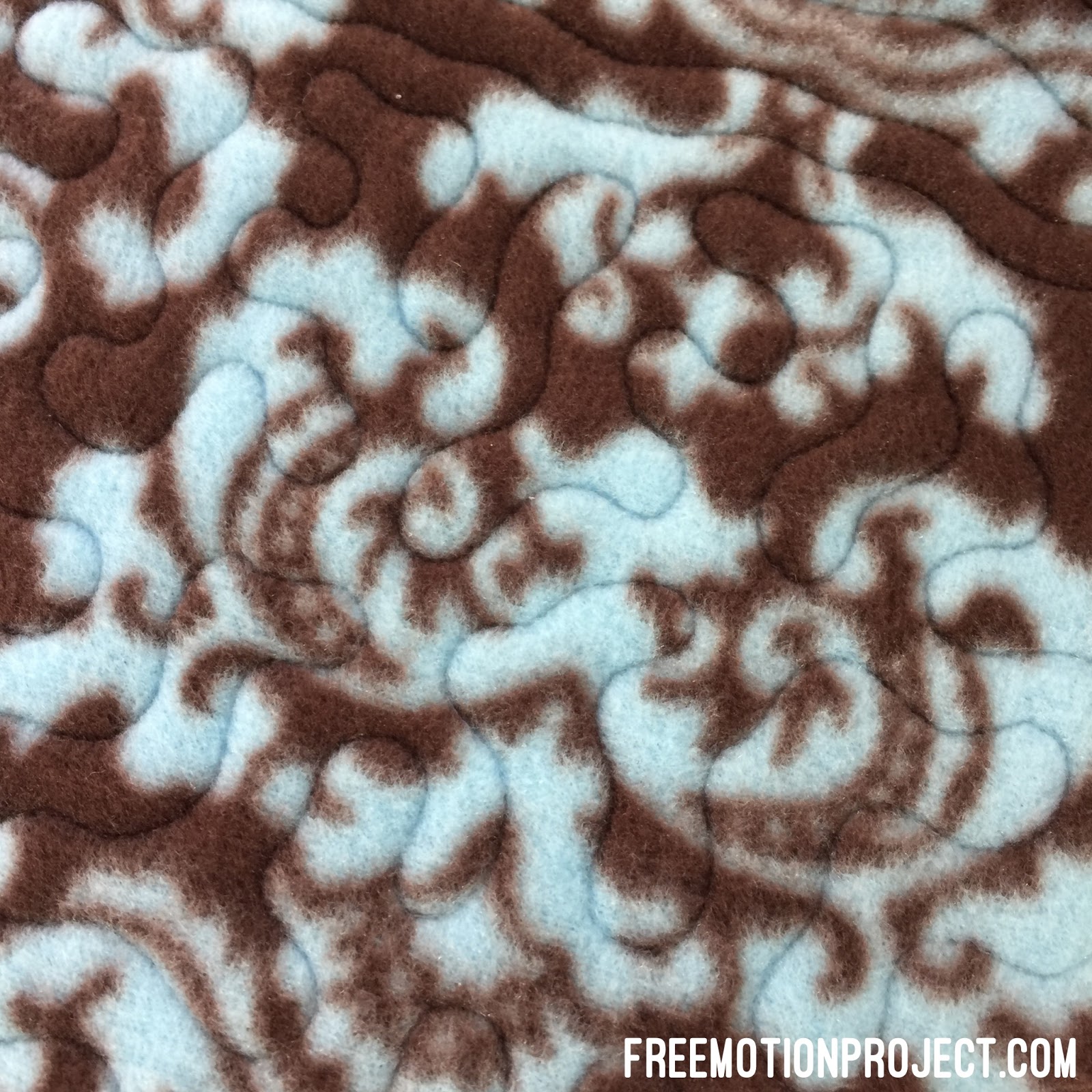 The Free Motion Quilting Project How to Quilt with Fleece Sit Down