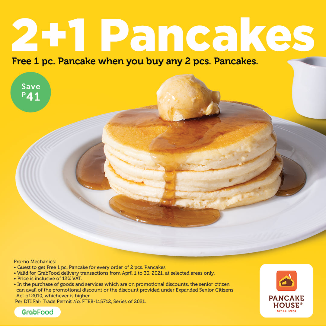 Manila Shopper Pancake House Ongoing Promos Choose any 2, Pick up