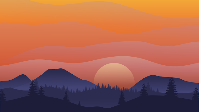 Background wallpaper 4K - Beautiful Sunset