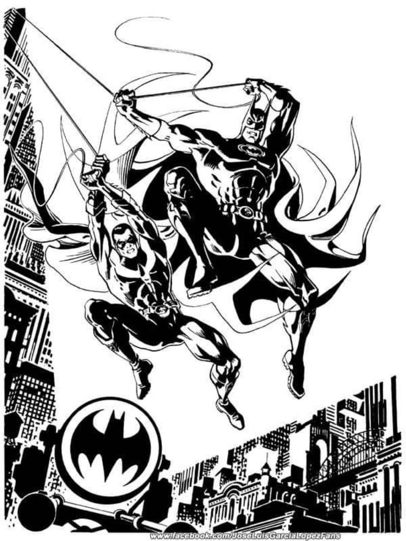 1997 : Miscellaneous content: Batman & Robin Style Guide  illustrations part 3