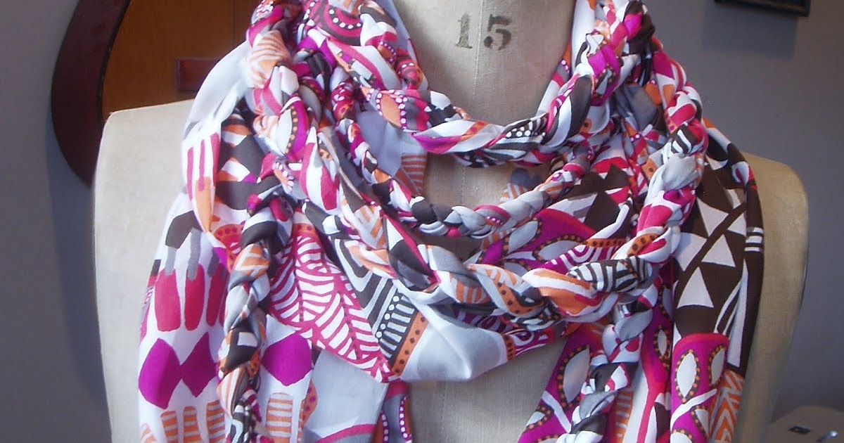 mamazilla: tessa's braided scarf