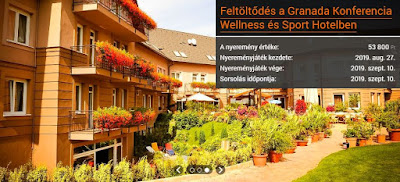 Szallas Granada Hotel wellness Nyereményjáték